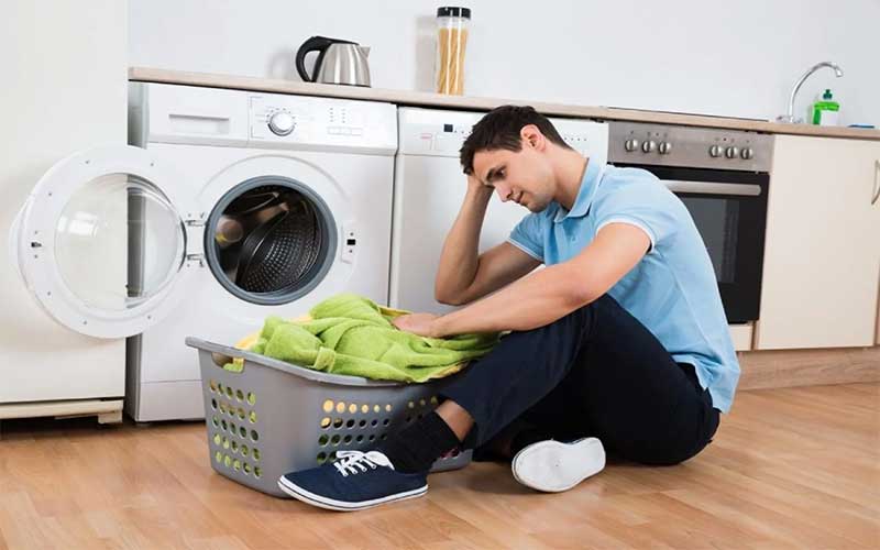 دلایل خشک نکردن لباس در ماشین لباسشویی سامسونگ