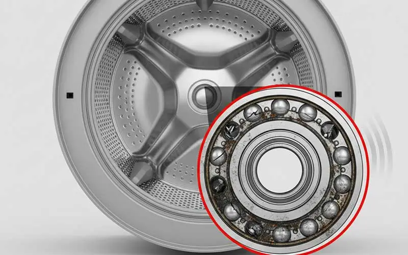 خرابی بلبرینگ لباسشویی از علت های صدای زیاد آن